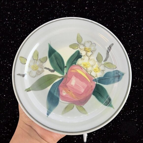 Red Wing Pottery Minnesota USA Normandy Dish Plate Apple Ceramic 7"W 4 Pcs VTG - Picture 7 of 16